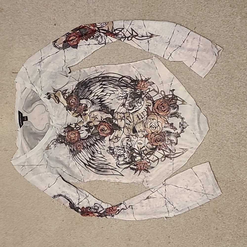 Rock republic sheer top